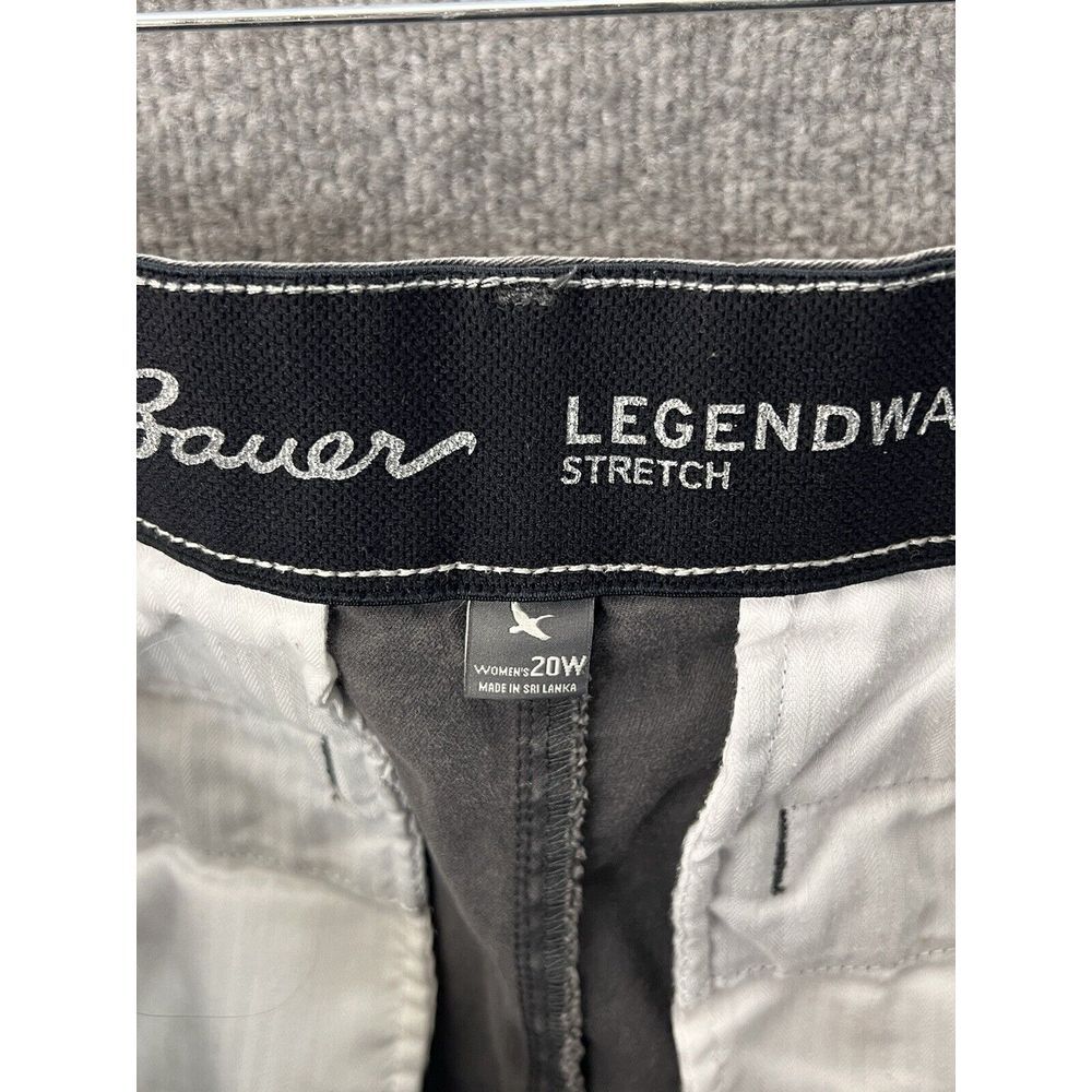 Eddie Bauer Gray Legend Wash Curvy Crop Pants Womens Size 20W Stretch‎ Pockets - Picture 5 of 11